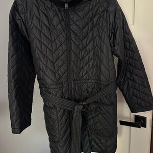 Athleta Black Quilted Jacket